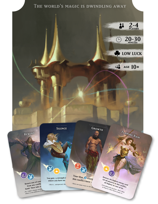 Temple and playing cards